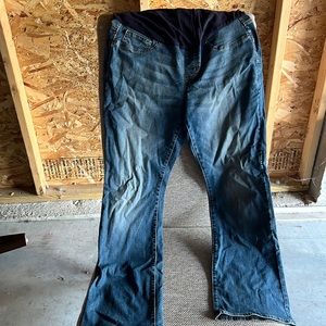 Maternity bootcut jeans